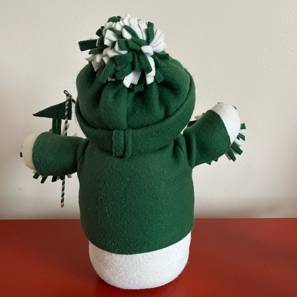 Michigan State stuffed Sparty weighted bottom decor. Smoke & pet free. Giftable - Picture 4 of 5